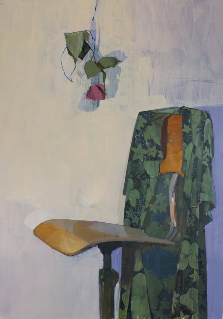Michel Bowes : Green Floral Shirt 01