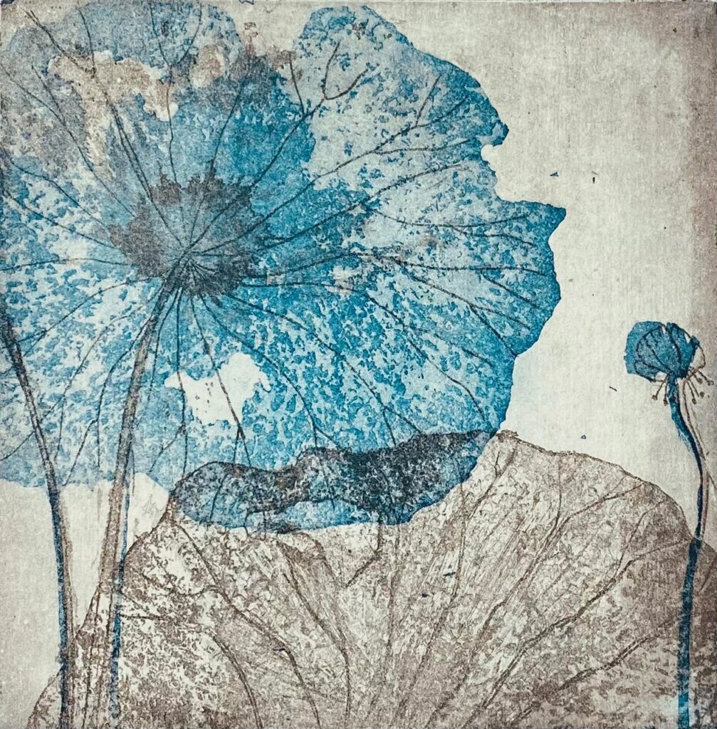 Marine Wibratte : Lotus bleu