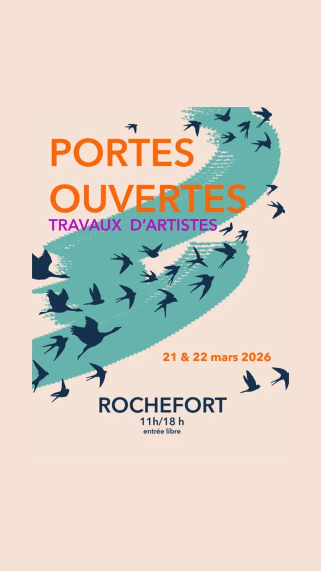 Une belle occasion de se balader dans Rochefort !! 

@annezablot @erikcharrier 
@portesouvertesartistes17300 
#portesouvertesrochefort17300 #nouvelleaquitaine_focus_on #nouvelleaquitaine #charentestourisme #charentemaritime #rocheforttourisme 
#frenchartist #travauxdartistes#womenartist